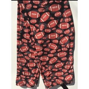 Plus Size, Football Colored Printed Buttery Soft Leggings Super Cute Touch-Down!